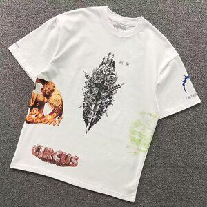 Travis Scott Utopia Circus Maximus See The Future Tee White
